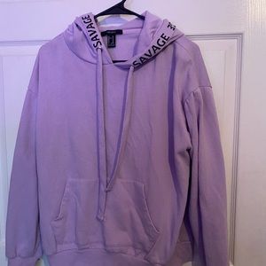 Forever 21 “Savage” hoodie